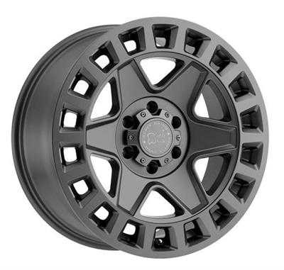 Black Rhino York, 17x8 Wheel with 6x130 Bolt Pattern - Matte Gunmetal - 1780YRK526130G84